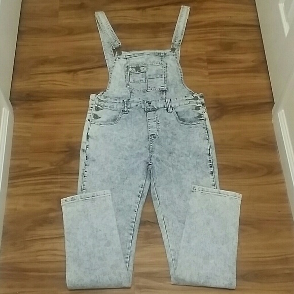 acid washed overalls
